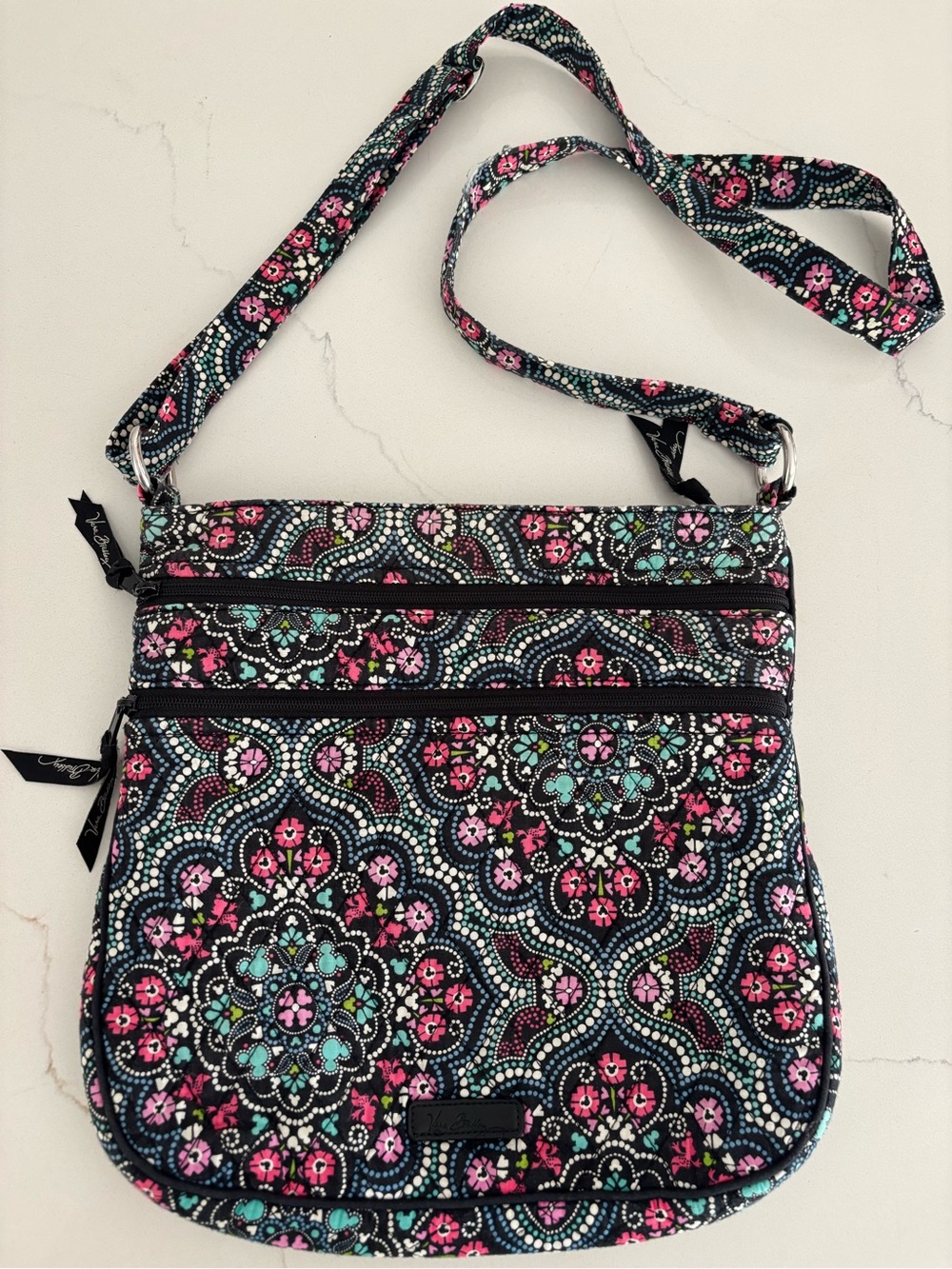 Mickey and Minnie Medallion Collection Vera Bradley Crossbody